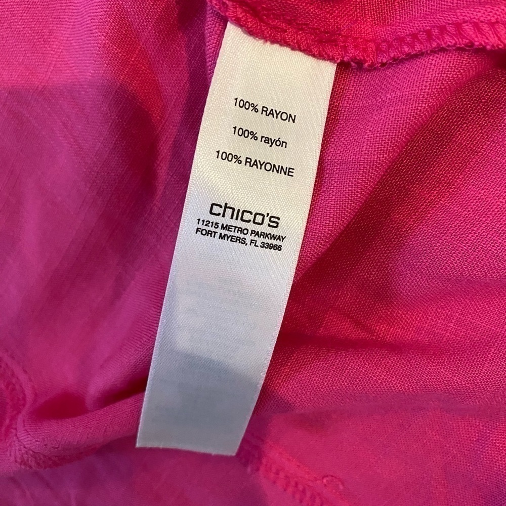 Chicos Soft Crosshatch Drape Jacket - Picture 5 of 5